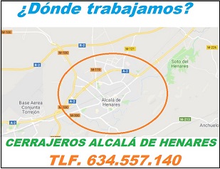 ¿ en que zonas de Alcala de Henares trabajamos ?